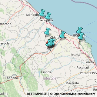 Mappa Via Vincenzo Salvoni, 60035 Jesi AN, Italia (12.10364)