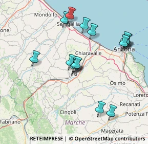 Mappa 60030 Jesi AN, Italia (16.2725)