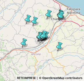 Mappa 60030 Jesi AN, Italia (4.83278)