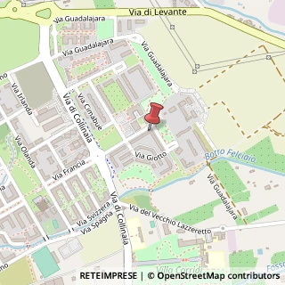 Mappa Via Giotto, 29, 57126 Livorno, Livorno (Toscana)