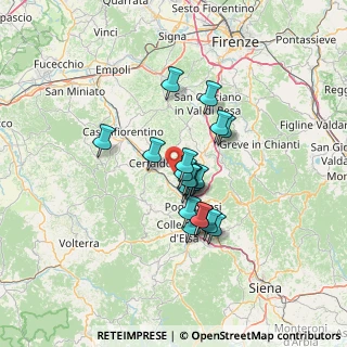 Mappa Via di Megognano, 50052 Certaldo FI, Italia (10.06474)