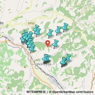 Mappa Via di Megognano, 50052 Certaldo FI, Italia (1.832)