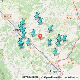 Mappa Via di Megognano, 50052 Certaldo FI, Italia (4.1635)