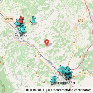 Mappa Via di Megognano, 50052 Certaldo FI, Italia (6.4775)