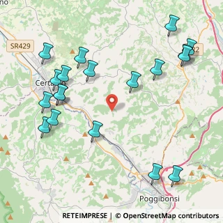 Mappa Via di Megognano, 50052 Certaldo FI, Italia (5.26105)
