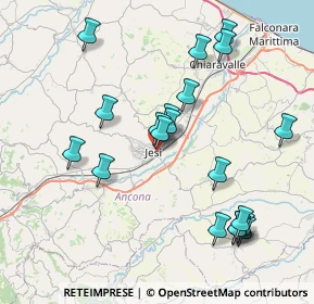 Mappa Via XXIV Maggio, 60030 Monte Roberto AN, Italia (8.421)