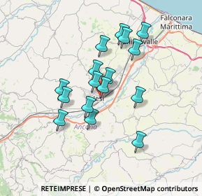 Mappa Via XXIV Maggio, 60030 Monte Roberto AN, Italia (5.95)