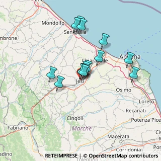 Mappa Viale Trieste, 60035 Jesi AN, Italia (11.65643)