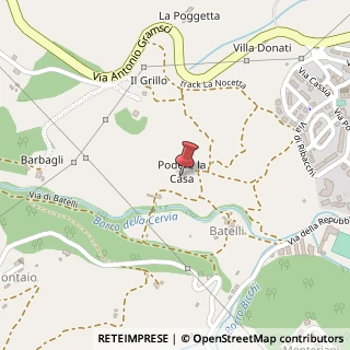 Mappa Località La Casa, 2, 52022 Cavriglia, Arezzo (Toscana)