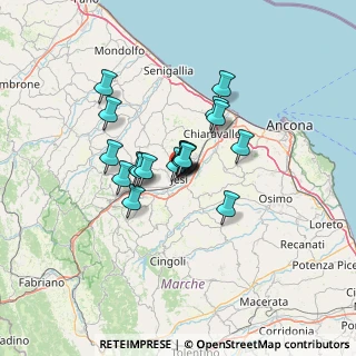 Mappa Via XV Settembre, 60035 Jesi AN, Italia (8.98)
