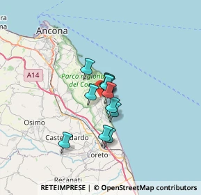 Mappa 60020 Sirolo AN, Italia (3.7325)