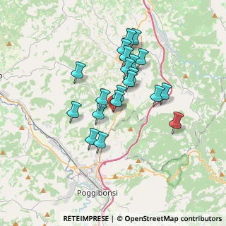 Mappa Via delle Ginestre, 50021 Barberino Val D'elsa FI, Italia (3.038)