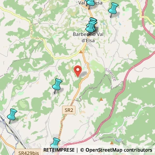Mappa Via delle Ginestre, 50021 Barberino Val D'elsa FI, Italia (3.923)