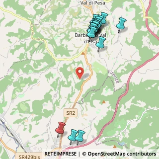 Mappa Via delle Ginestre, 50021 Barberino Val D'elsa FI, Italia (2.732)