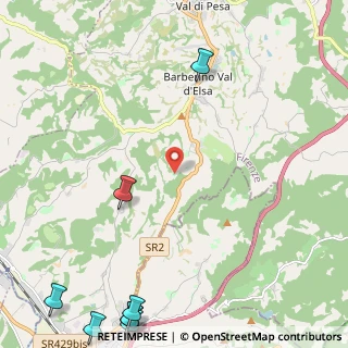 Mappa Via delle Ginestre, 50021 Barberino Val D'elsa FI, Italia (4.09636)
