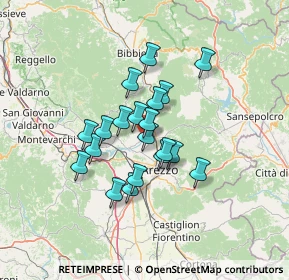 Mappa Isola di, 52010 Capolona AR, Italia (10.2735)