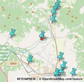 Mappa Isola di, 52010 Capolona AR, Italia (5.86692)