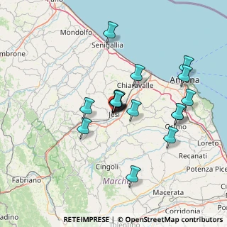 Mappa Via Castelfidardo, 60035 Jesi AN, Italia (12.59882)