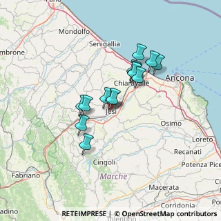 Mappa Via Castelfidardo, 60035 Jesi AN, Italia (10.58357)
