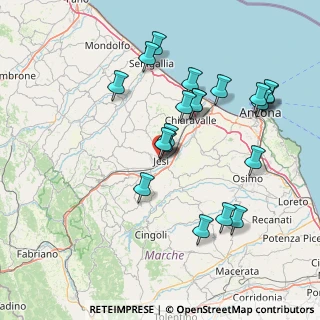 Mappa Via Castelfidardo, 60035 Jesi AN, Italia (15.7615)
