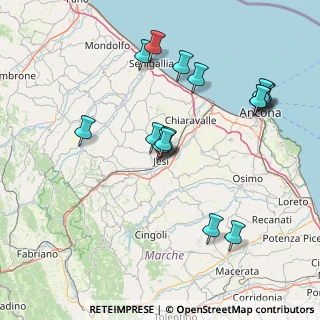 Mappa Via Castelfidardo, 60035 Jesi AN, Italia (16.45563)