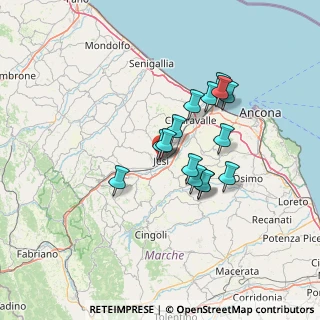 Mappa Via Castelfidardo, 60035 Jesi AN, Italia (11.09267)