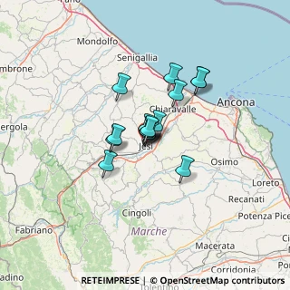Mappa Via Castelfidardo, 60035 Jesi AN, Italia (8.02067)