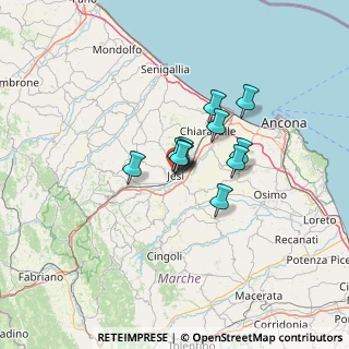 Mappa Via Castelfidardo, 60035 Jesi AN, Italia (7.93909)