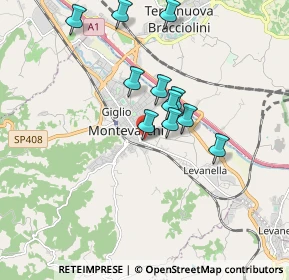 Mappa Via Telfiro Tarchi, 52025 Montevarchi AR, Italia (1.57909)