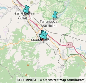 Mappa Via Guglielmo Marconi, 52025 Montevarchi AR, Italia (3.08727)