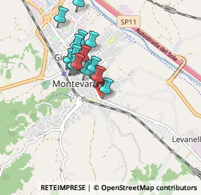 Mappa Via Guglielmo Marconi, 52025 Montevarchi AR, Italia (0.76938)