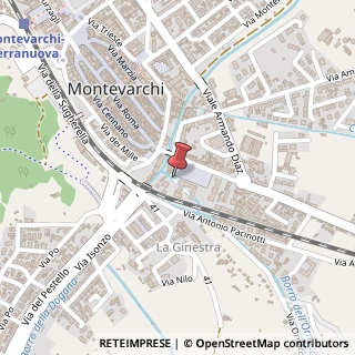 Mappa Piazza battisti cesare 18, 52025 Montevarchi, Arezzo (Toscana)