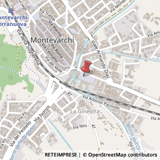 Mappa Piazza Cesare Battisti, 17, 52025 Montevarchi, Arezzo (Toscana)