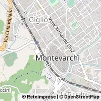 Map Montevarchi