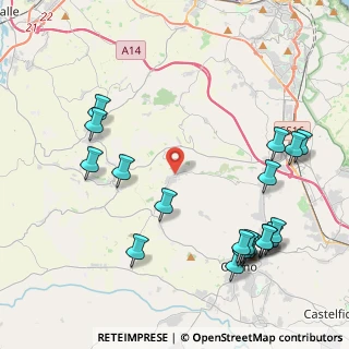 Mappa Via dei Bastioni, 60020 Offagna AN, Italia (5.2855)