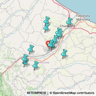 Mappa Via Terenzio Mamiani, 60035 Jesi AN, Italia (6.53077)