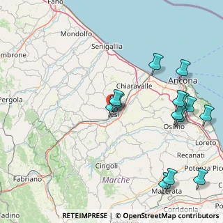 Mappa Via Terenzio Mamiani, 60035 Jesi AN, Italia (19.93786)