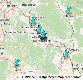Mappa Via Antonio Gramsci, 52025 Montevarchi AR, Italia (9.76273)