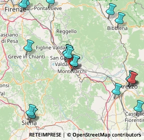 Mappa Via Antonio Gramsci, 52025 Montevarchi AR, Italia (22.1095)