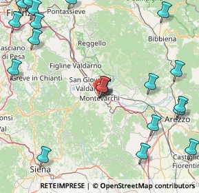Mappa Via Antonio Gramsci, 52025 Montevarchi AR, Italia (24.499)