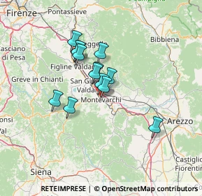 Mappa Via Antonio Gramsci, 52025 Montevarchi AR, Italia (10.17538)