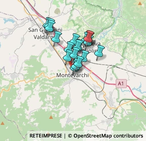 Mappa Via Antonio Gramsci, 52025 Montevarchi AR, Italia (2.3225)