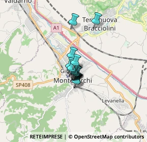Mappa Via Antonio Gramsci, 52025 Montevarchi AR, Italia (0.74)