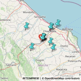 Mappa Viale Aldo Moro, 60035 Jesi AN, Italia (8.35)