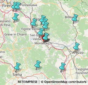 Mappa Via Podgora, 52025 Montevarchi AR, Italia (16.48125)