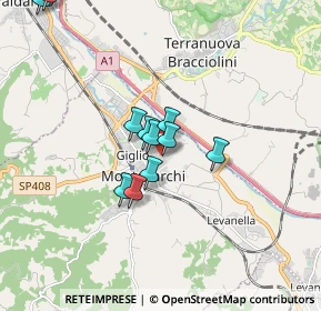 Mappa Via Podgora, 52025 Montevarchi AR, Italia (1.52727)