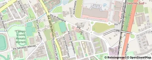 Mappa Livorno