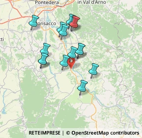 Mappa Via Sarzanese Valdera, 56030 Terricciola PI, Italia (6.218)