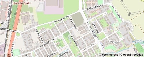 Mappa Livorno