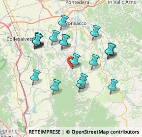 Mappa Via Cavour, 56035 Casciana Terme Lari PI, Italia (7.4335)
